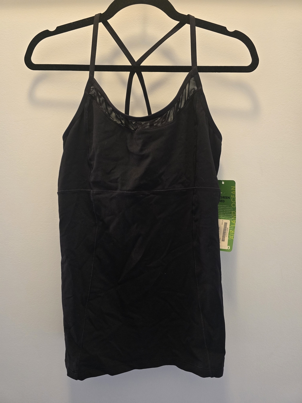 ALO Yoga Black Strappy Tank Top
